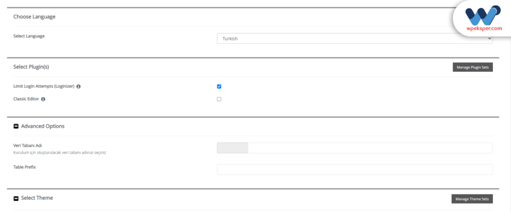 cpanel ile otomatik wordpress kurmak - adım 6